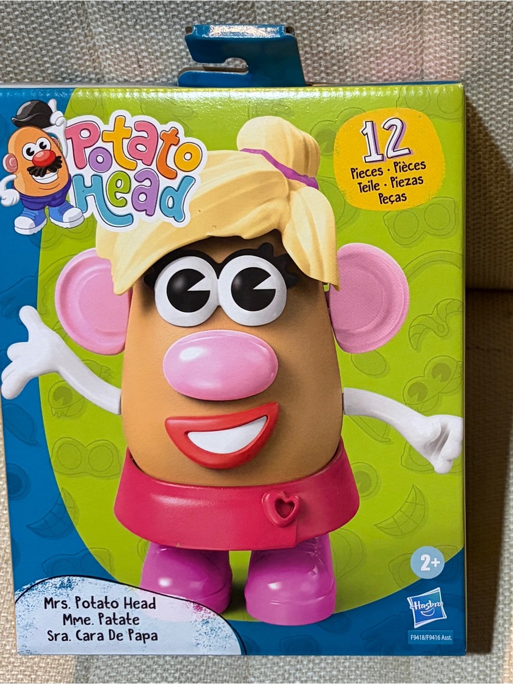 Hasbro Mrs. Potato Head Kids Toy - Pink & Beige